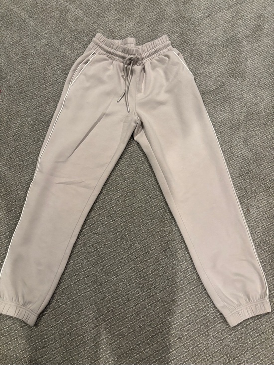 Yogalicious Pants - Yogalicious Womens Neutral Light Taupe wide leg Joggers